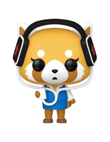 Sanrio Figura POP! Animation Vinyl Aggretsuko w/headphones 9 cm