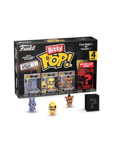 Five Nights at Freddy's Pack de 4 Figuras Bitty POP! Vinyl Nightmare Bonnie 2,5 cm