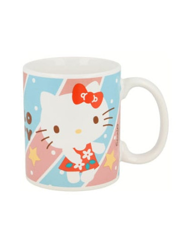 Sanrio Taza Cute Hello Kitty Red Dress 325 ml