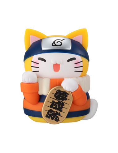 Naruto-Nyaruto! Mega Cat Project Nyaruto! Minifiguras Beckoning cat fortune one more time 7 cm