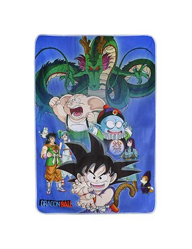 MANTA 100X150CM SHENRON AND HEROES DRAGON BALL