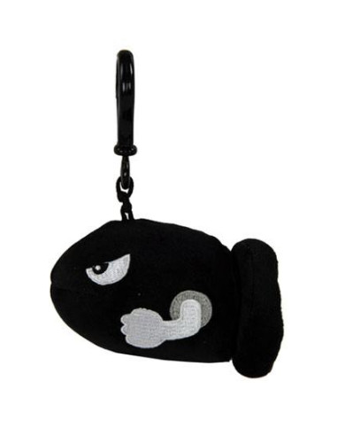 Mario Kart Llavero Peluche Mocchi-Mocchi Bullet Bill 10 cm