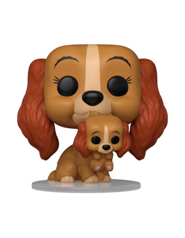 La dama y el vagabundo Figura POP! Disney Vinyl Lady w/puppy 9 cm