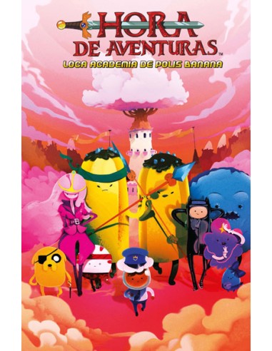 Hora de aventuras. Loca academia de polis Banana