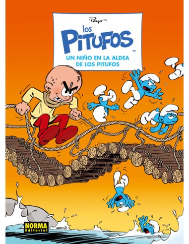 LOS PITUFOS 26. Un niño en la aldea de los Pitufos