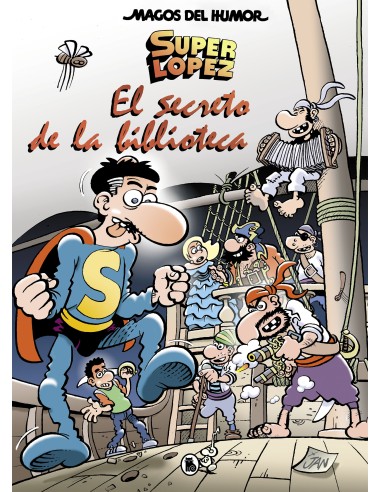 Magos Humor 199: El secreto de la biblioteca (Superlópez)